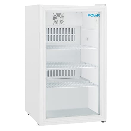 Polar C-serie onderbouw displaykoelkast wit 90L