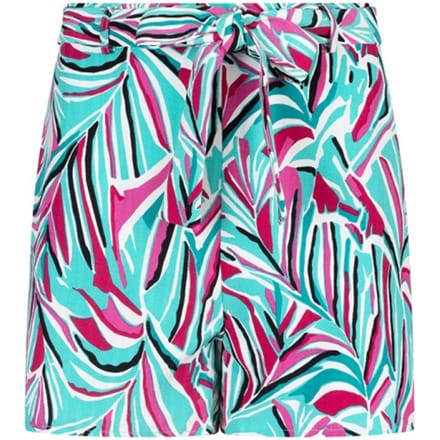 Lofty Manner Broek Short Emely Pd34 777 Palm Leaves Print Dames Maat - S