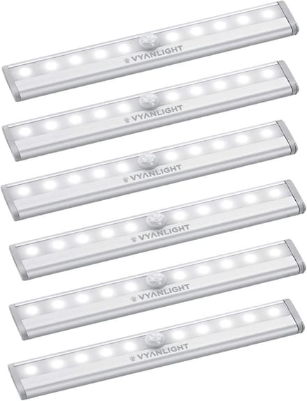 LED-verlichting met bewegingssensor voor binnen en buiten - Batterij-aangedreven en magnetisch