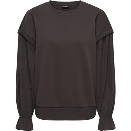 Only bruine dames trui   Ronde hals   Regular fit   Lange mouw Bruin M