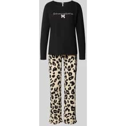 Pyjama-set van puur katoen model 'Schmusekatze'