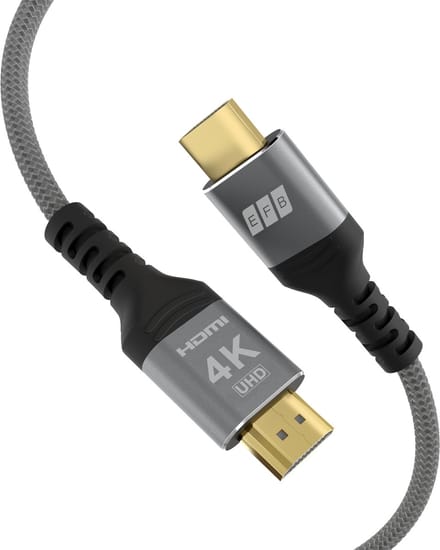 EFB Elektronik HDMI-20-00004 HDMI kabel 3 m HDMI Type A (Standaard) Grijs