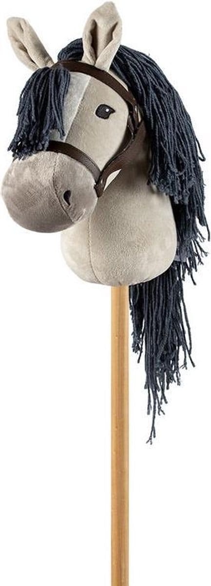 Byastrup Stokpaard Junior 30 x 15 x 68 cm Hout Grijs
