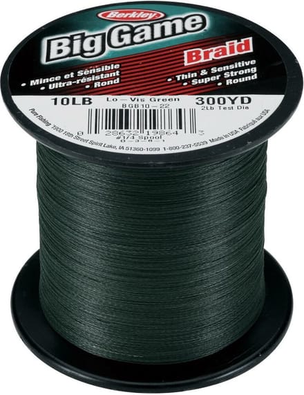 Berkley Big Game Braid - cabo wit - 275 meter - 4,5 kg