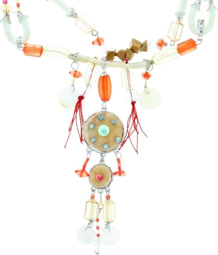 Behave Kleurrijke ketting met hanger