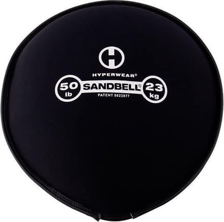 Hyperwear SandBell 23 kg (50 lbs) - zwart