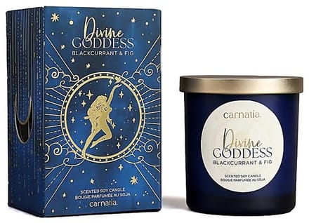 Carnatia Starry Spell sojakaars glas Divine Goddess – Ø8 cm x 9 cm