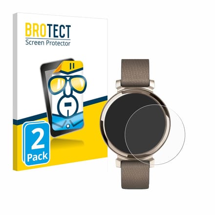 BROTECT - Screenprotector voor Garmin Lily 2 - Folie Beschermfolie transparant 2 Stuks