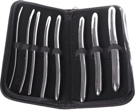 Sound / dilator set Hegar -  8-delig