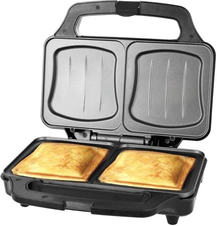 SNJY® Tosti Apparaat - Tosti IJzer - Panini Grill - 900 Watt - Wit