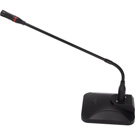 Zwanenhalsmicrofoon Verstelbare Bureau Bekabelde Microfoon met XLR Female naar 6,35 mm Male Kabel voor