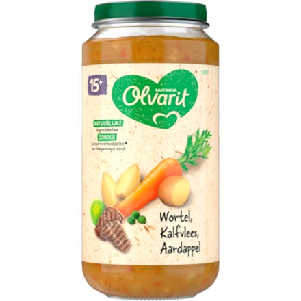 15+mnd Wortel Kalfsvlees Aardappel