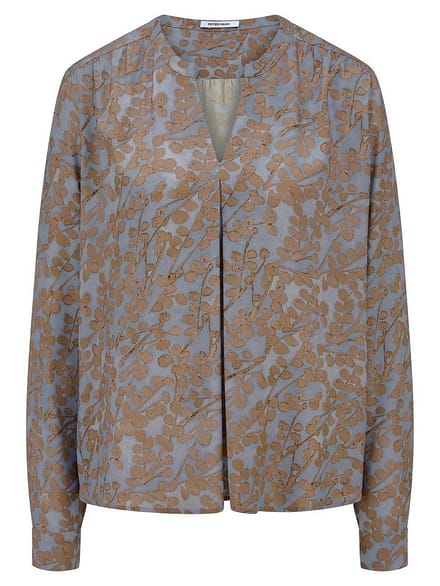 Blouse Van Peter Hahn blauw