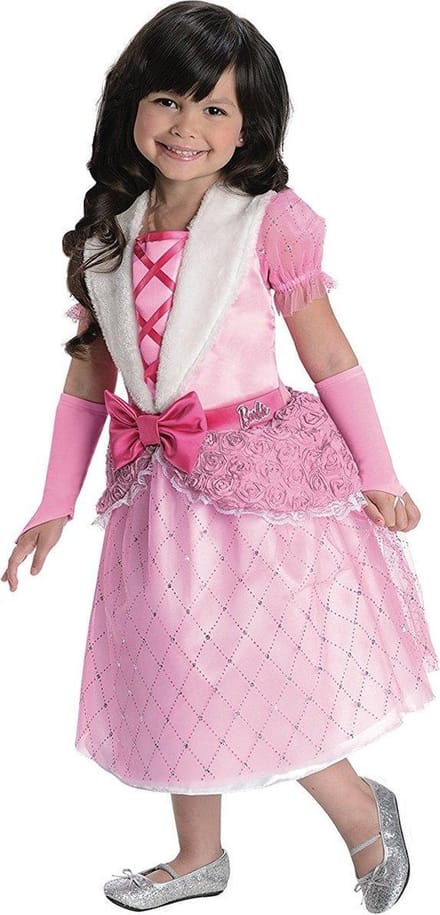 Barbie Jurk Prinses Rosebud - Maat 98/104