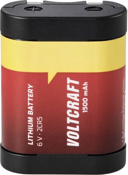 VOLTCRAFT 2CR5 Fotobatterij Lithium 1500 mAh 6 V 1 stuk(s)