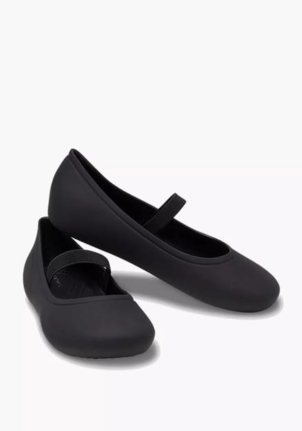 Crocs Brooklyn Mary Jane Flat T Zwart 27/28 US C10