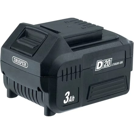 Motorfiets accu Draper D20 20V 3.0Ah Lithium-Ion