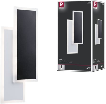 LED-wandlamp 2Form 4000K 1070lm 230V 8W / 8W Wit, Zwart