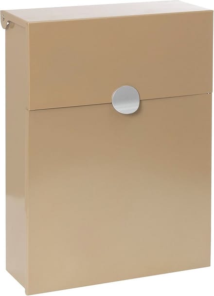 Waterdichte Brievenbus voor Buiten - Personaliseerbaar DIN A4, Staal, Modern Design
