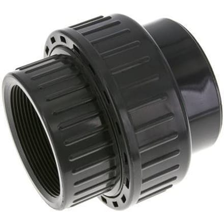 PVC Rechte Lijmmof 75mm x Binnendraad Rp 2-1/2 '' EPDM