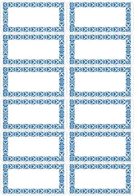 Etiket herma 3742 keuken blauw | 100 stuks