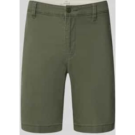 regular fit chino-shorts van katoenmix
