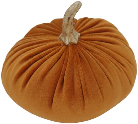Clayre & Eef Decoratie Pompoen Oranje Polyester Herfst decoratie
