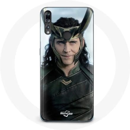 Coque maniacase pour Huawei P30 Lite Loki Thor Ragnarok avec Casque Saison 1 noir