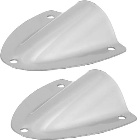 Jhubersproducts - Clamshell Ventilatie - Roestvrij Staal