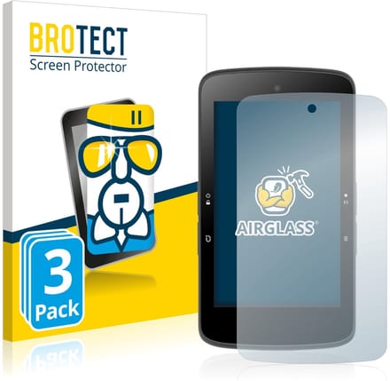 Screenprotector 3 Stuks voor Bryton Rider S800 Beschermglas transparant