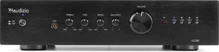 Stereo versterker - Audizio AD200B - hifi versterker met Bluetooth - Subwoofer aansluiting - Zwart