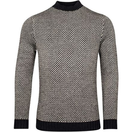 Baileys Trui Turtle Neck Allover Two Color Pattern Off White / male