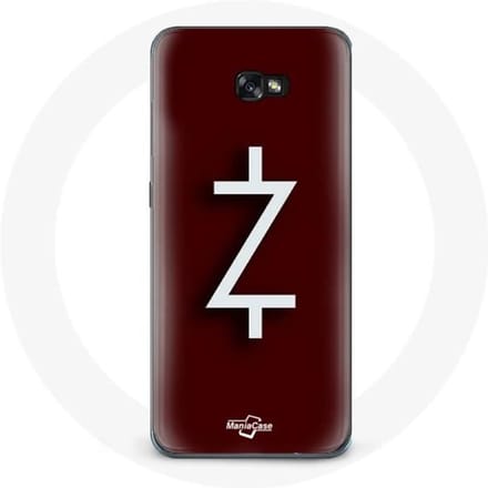 Case voor Samsung Galaxy A3 2017 Ozark Seizoen 4 Z Logo Wit Rode Achtergrond