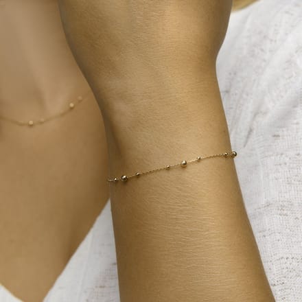 Armband Bolletjes 0,8 Mm 16,5 - 18,5 Cm