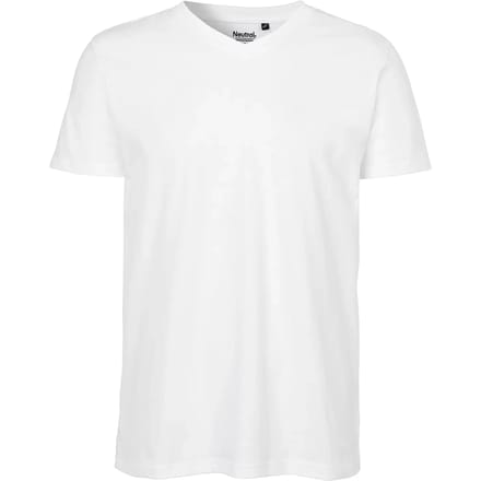 Neutral Men´s V-Neck T-Shirt NE61005 - White - S