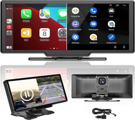CarPlay Scherm met Dashcam & Android Auto | Gratis 64GB Sd-kaart