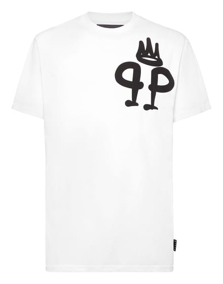 T-Shirt Ronde Hals King Plein