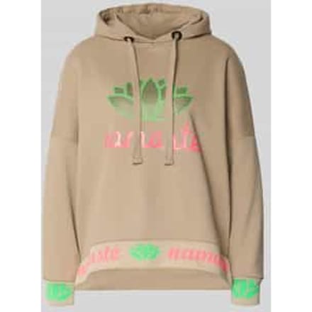 Oversized HOODIE met strass-steentjes Model 'Namaste'