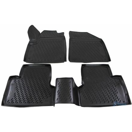 J&amp;J AUTOMOTIVE | Tapis De Sol En Caoutchouc 3D Exclusive Pour Jeep Cherokee 2008-2013 zwart