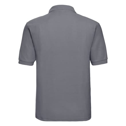 Russell Heren Klassiek Polycotton Poloshirt (Convoy Grijs Effen)