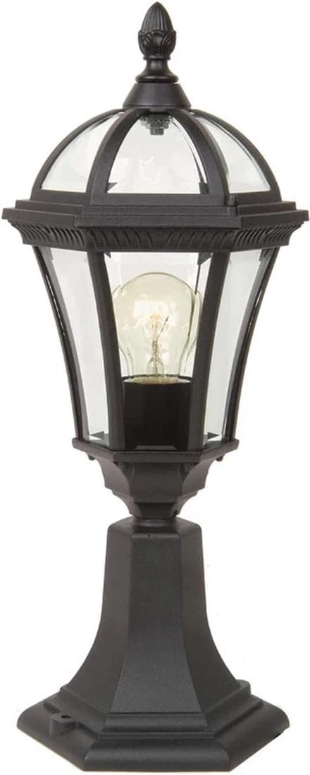 Garden Zone Mini LED Tuin Pilaar Ledbury | 1X E27 Max 60W | IP44 (Outdoor) | Black