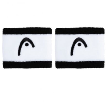 Head zweetband / polsband Blauw/wit