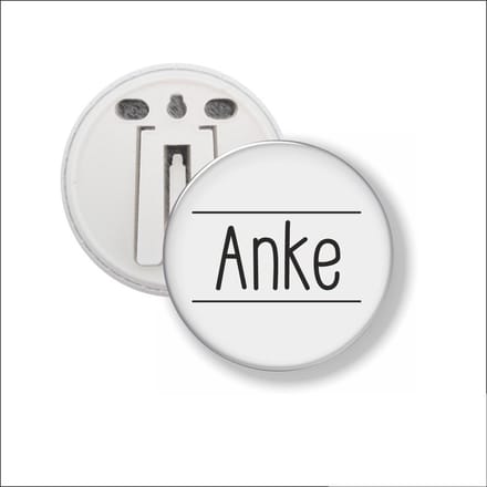 Button Met Clip 58 MM - Anke