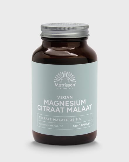 Mattisson - Magnesium Citraat Malaat Capsules 86 mg - 120 Capsules