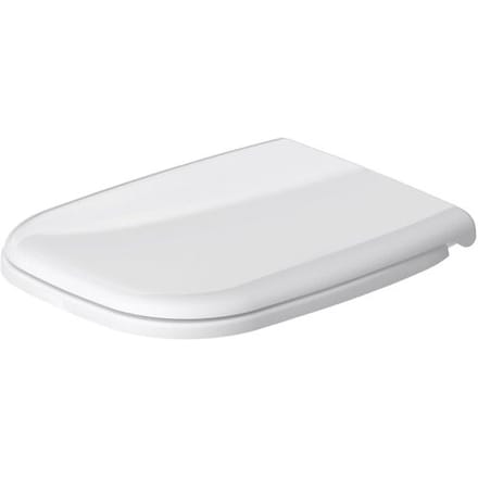 Duravit D-Code WC Zitting D-Shape – Soft Close – Duroplast – Kunststof Scharnieren – Wit Hoogglans