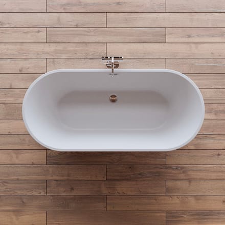 SPALINA - Vrijstaand bad - Jade 170 blanche, 170 x80 x58 cm, Wit
