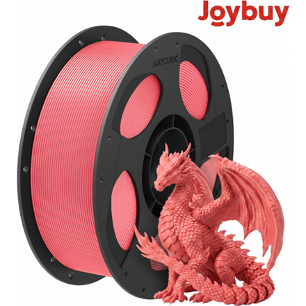 JOYBUY x ANYCUBIC PLA Basic printfilament, 1 kg spoel, 1,75 mm diameter, ±0,02 mm tolerantie - Roze
