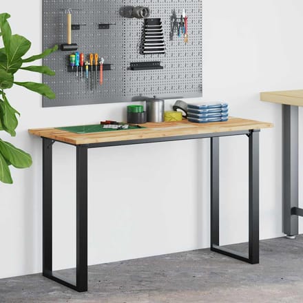 vidaXL - Bureaublad - met - olieafwerking - 140x60x2 - cm - massief - acaciahout