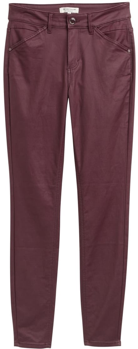 Tom Tailor - Coated TTLUCIE SKINNY jeans - Maat 32/32 - Zinfandel Red