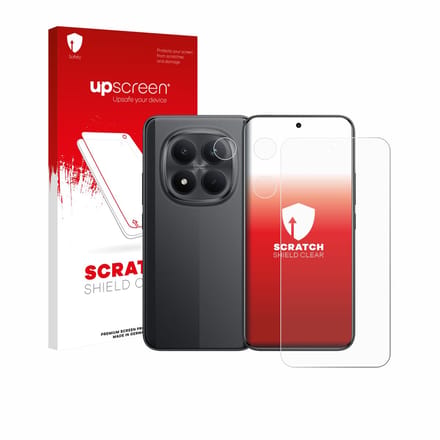 upscreen - Screenprotector voor Xiaomi Poco M8 Pro (Voor+Camera) - Folie Beschermfolie transparant